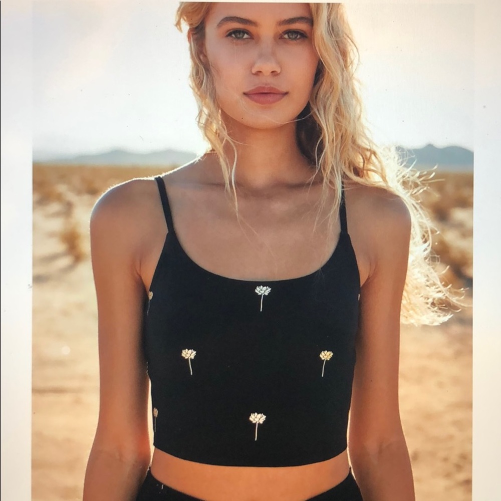 Spiritual Gangster Lotus Print Practice Cami (S)